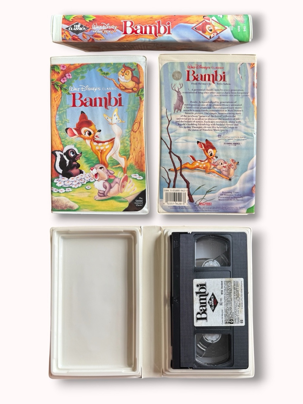 Bambi Disney Classics Black Diamond Edition VHS